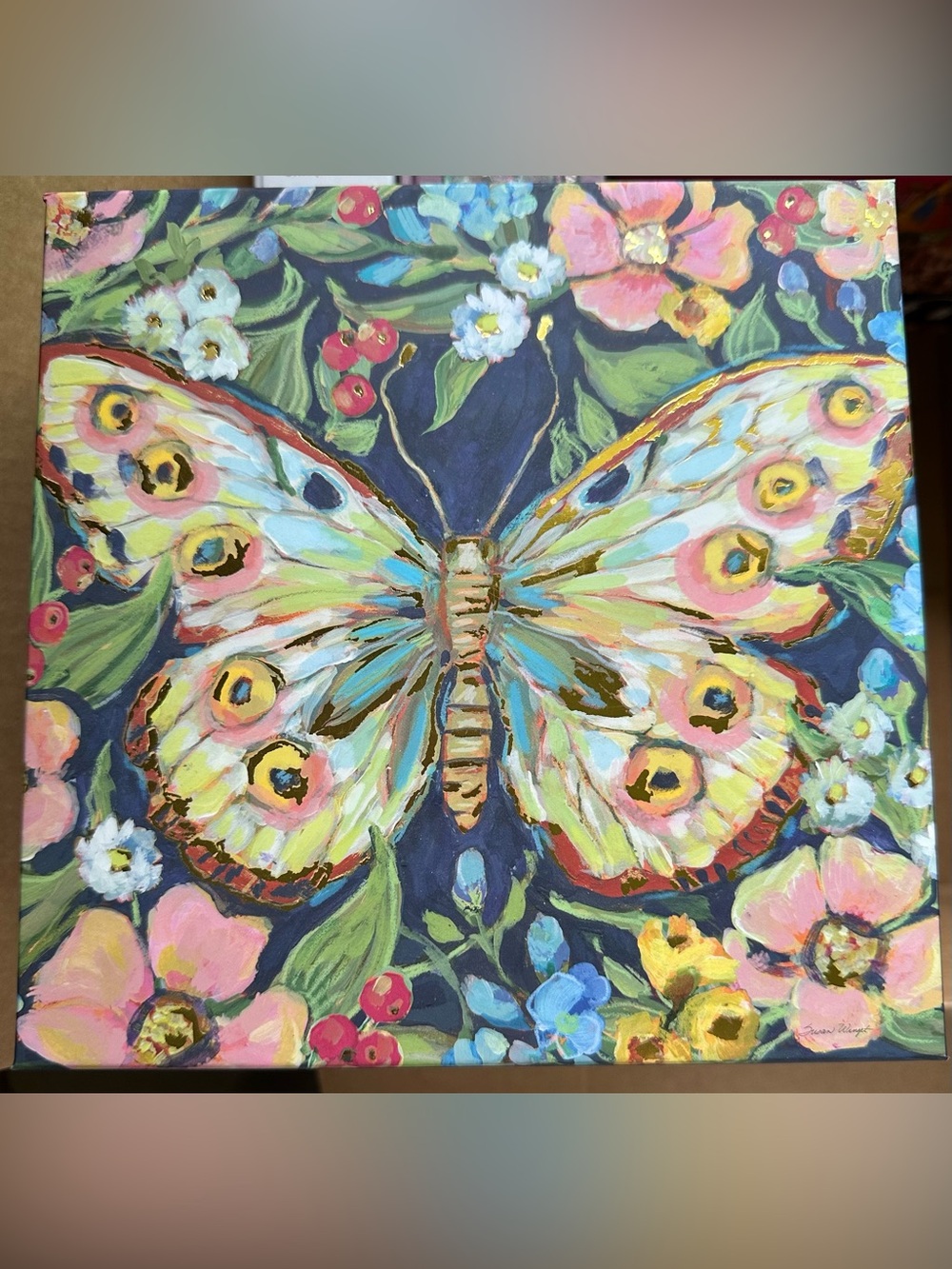 LANG Floral Watercolor Butterfly 1000 piece Puzzle